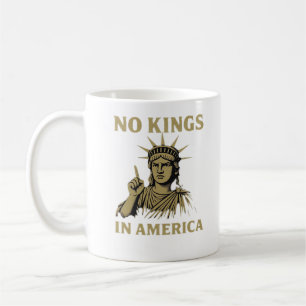 Caneca De Café Estatua Sem Reis Na América Protesto Do Dia Sem Re