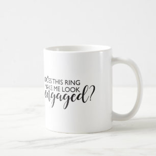 Caneca De Café Este anel faz-me olhar contratado?