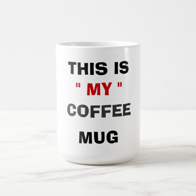 CANECA DE CAFÉ ESTE É MEU CAFÉ MUG (Centro)