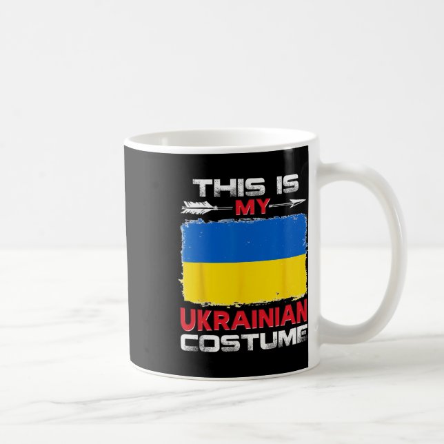 Caneca De Café Este É Meu Traje Ucraniano Ucrânia (Direita)