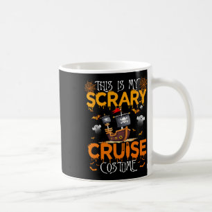 Caneca De Café Este É O Meu Assustador Costume De Cruzeiro À Vela