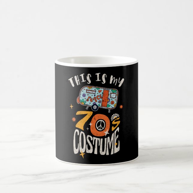 Caneca De Café Este é o meu disfarce dos anos 70 (Centro)
