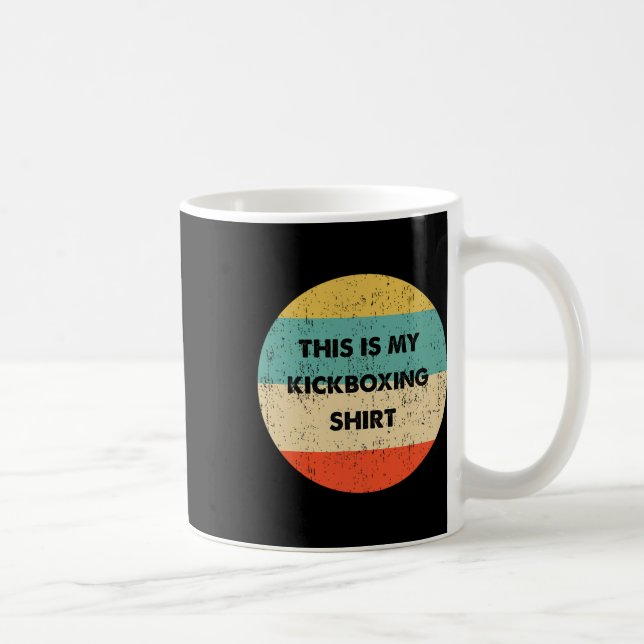 Caneca De Café Este É o Meu Kickboxing  (Direita)