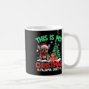 Caneca De Café Este É O Meu Natal Pajama Amantes Franceses Do Bul