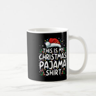 Caneca De Café Este É O Meu Natal Pajama Engraçado Homens Do Xmas