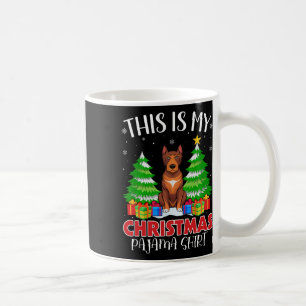 Caneca De Café Este É O Meu Natal Pajama Heeler Dog Xmas Pjs