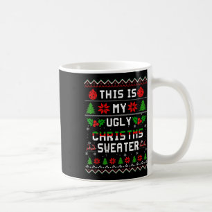 Caneca De Café Este É o Meu Presente de Natal Feio e Divertido de