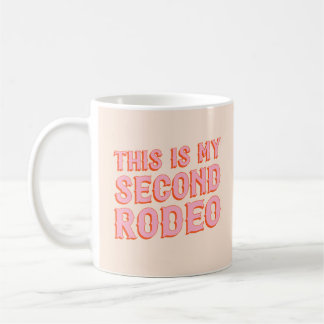 Caneca De Café Este é o Meu Segundo Rodeio (velhas letras ocident
