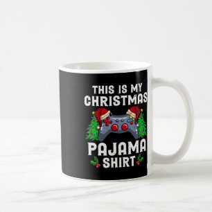 Caneca De Café Este É O Meu Vídeo De Jogador Do Pajama Santa Hat