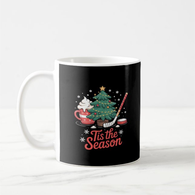 Caneca De Café Este É O Natal Da Árvore De Hockey Da Estação (Esquerda)