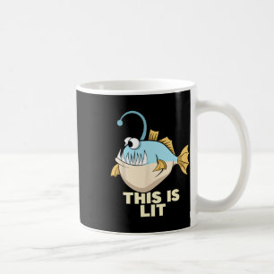 Caneca De Café Este É O Pescador Da Pesca De Monstro De Peixes
