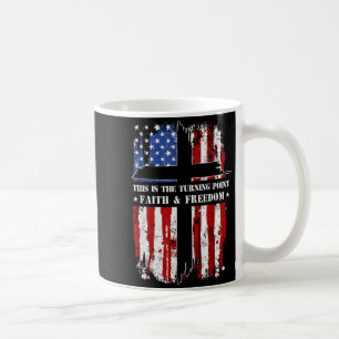 Caneca De Café Este É O Ponto de Mudança Fé Cristã Patriótica