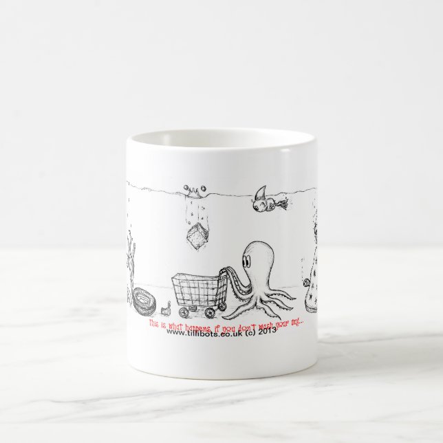 Caneca De Café Este é o que acontece se você não lava sua caneca… (Centro)
