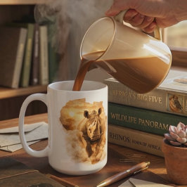 Caneca De Café Este É o Rinoceronte Africano | Força Africana da