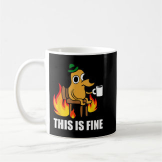 Caneca De Café Este É Um Bom Cachorro Internet Meme Queimando San
