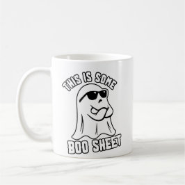 Caneca De Café Este é um Boo Sheet Engraçado Fantasma Halloween