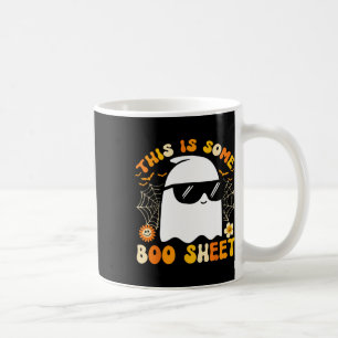 Caneca De Café Este É Um Folheto De Boas Folhas De Halloween Engr