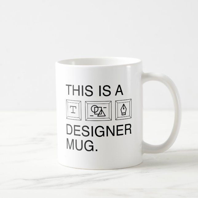 Caneca De Café Este É Um Mug De Designer (Direita)