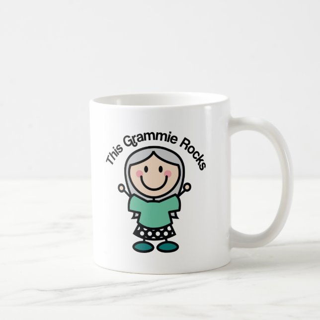Caneca De Café Este Grammie balança a ideia do presente (Direita)