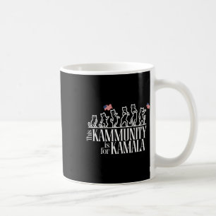 Caneca De Café Este Kammunit É Para Kamala Patriotic Cats America