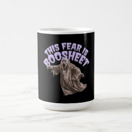 Caneca De Café Este Medo É A Folha De Dia de as Bruxas engraçado 