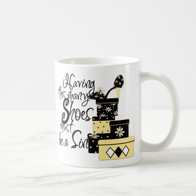 Caneca De Café Este Número De Calçados A Sin (Direita)