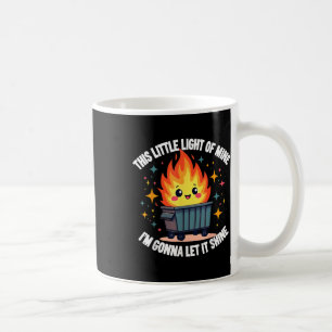 Caneca De Café Este Pequeno Fogo De Lâmpago Engraçado.