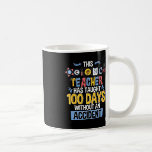Caneca De Café Este Professor De Ciência Ensinou 100 Dias De Esco