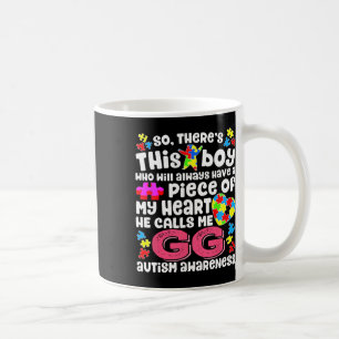 Caneca De Café Este Rapaz Ele Me Chama De Conhecimento Do Autismo