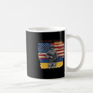 Caneca De Café Este Veterano Apoia a Ucrânia 12