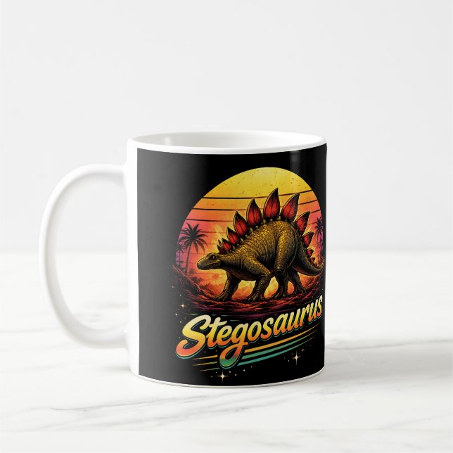 Caneca De Café Estegossauro (Esquerda)
