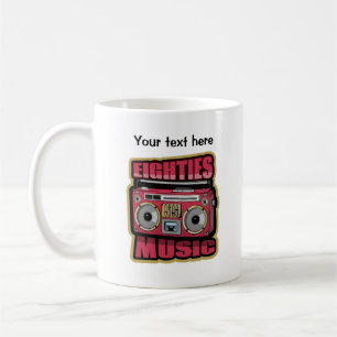 Caneca De Café Estéreo de Música 80