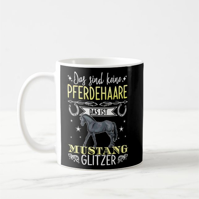 Caneca De Café Estes Não São Pelos De Cavalo Este É O Mustang Gli (Esquerda)