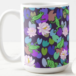 Caneca De Café Estética da moda da arte do sapo bonita