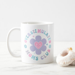 Caneca De Café Estética da Trendy Mug do Clube de Mães Overstimul