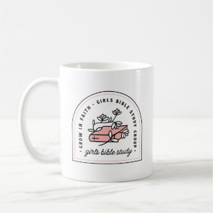 Caneca De Café Estética do grupo de leitura do estudo bíblico das
