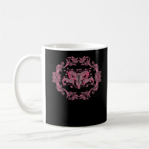 Caneca De Café Estética do Whimsigoth Crânio
