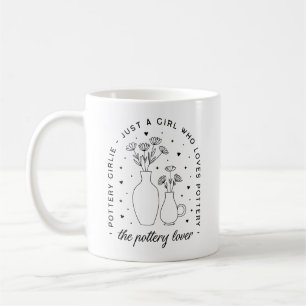 Caneca De Café Estética feminina amante de cerâmica