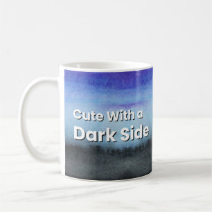 Caneca De Café Estética Fofa com um Lado Sombrio