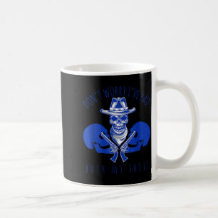Caneca De Café Estética gótica de crânio vacinação tomou as duas 