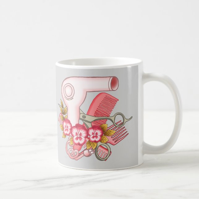 Caneca De Café Esteticista Pink Pansy (Direita)