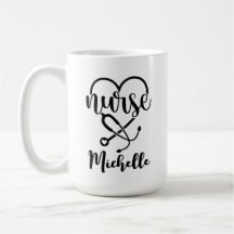Estetoscópio de Enfermeira Personalizado Desenho M