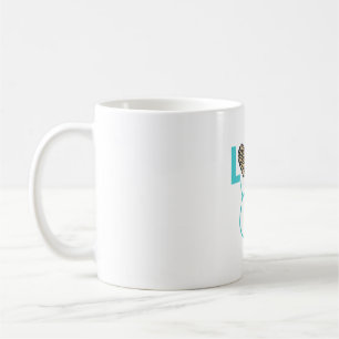 Caneca De Café Estetoscópio de leopardo do amor da enfermeira Pro