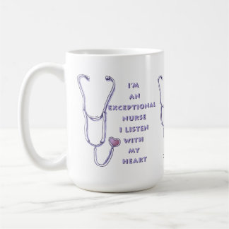 Caneca De Café Estetoscópio enfermeira excepcional