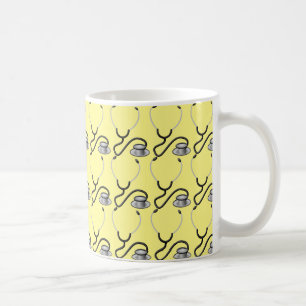 Caneca De Café Estetoscópio engraçado para o doutor