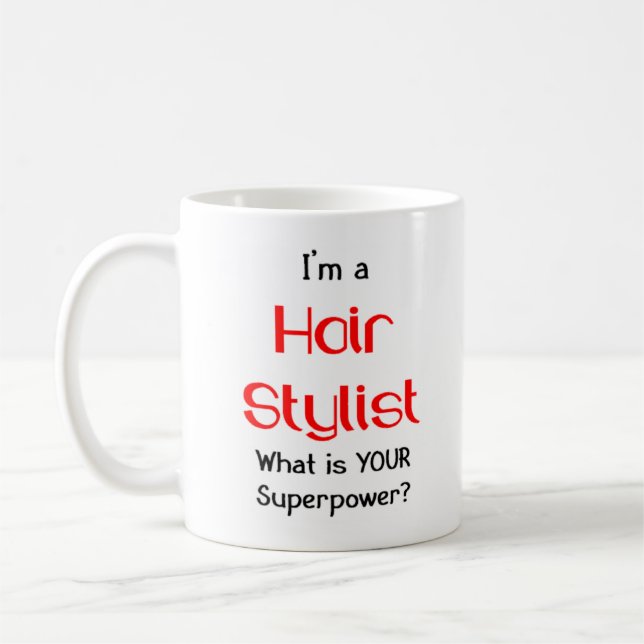 Caneca De Café Estilista de cabelo (Esquerda)