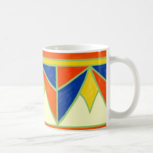 Caneca De Café Estilo Art Deco - II