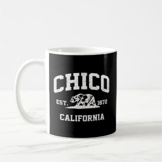 Caneca De Café Estilo atlético do estado Chico California Ca