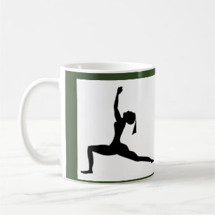 Caneca De Café Estilo branco / verde: Clássica Caneca/ Café