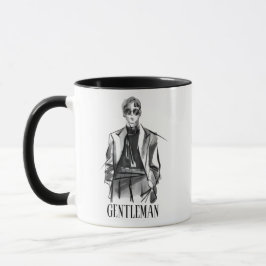 Caneca de Café Estilo Cavalheiro